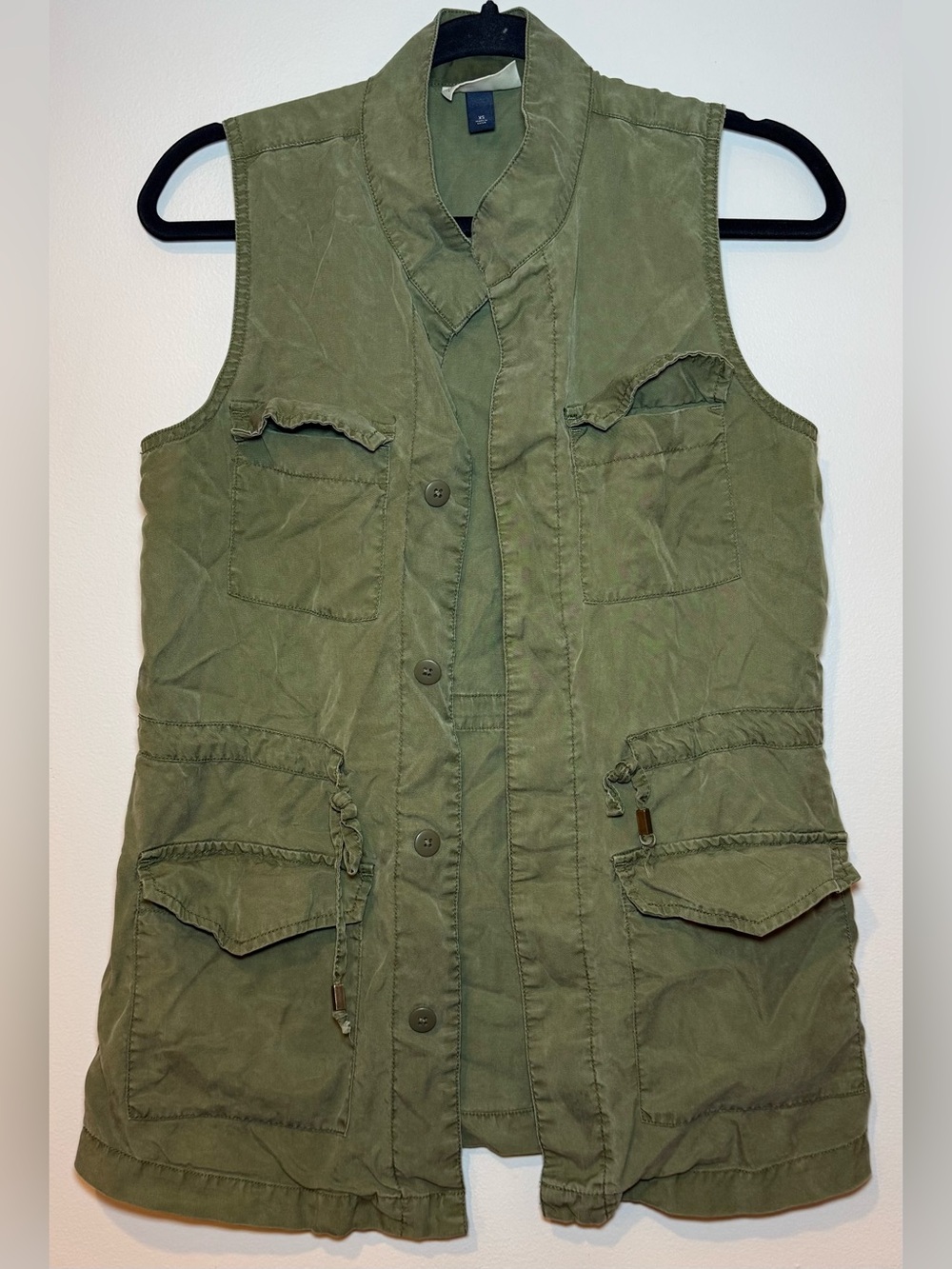 Universal Thread Women's Olive Green Utility Cargo Vest Size XS